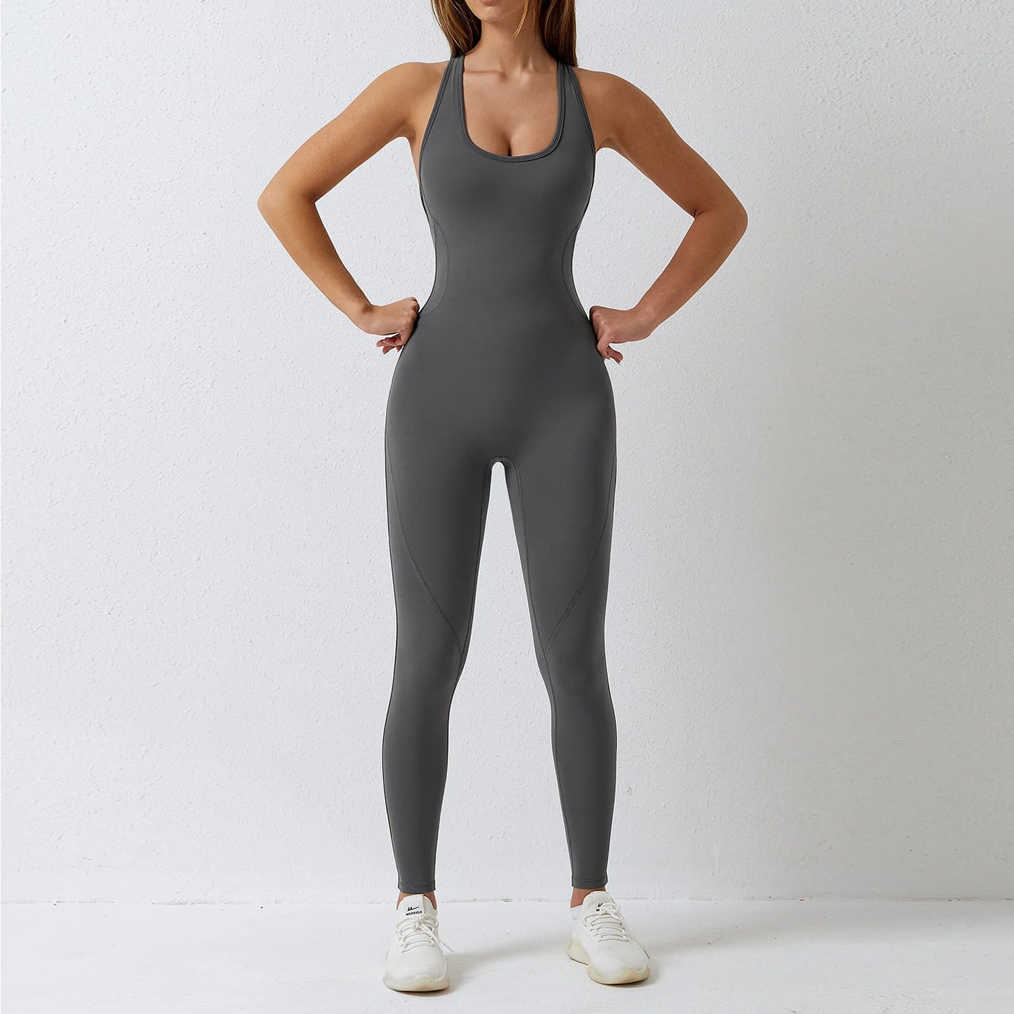 GYM Romper Backless Set Fitness Bodysuit Siamese Sportswear Women Jumpsuit Buttery-Soft One-Piece Playsuit Yoga Suit